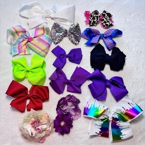 Colorful Hair Bow Collection Multicolor, Dance‎ Hair accessory